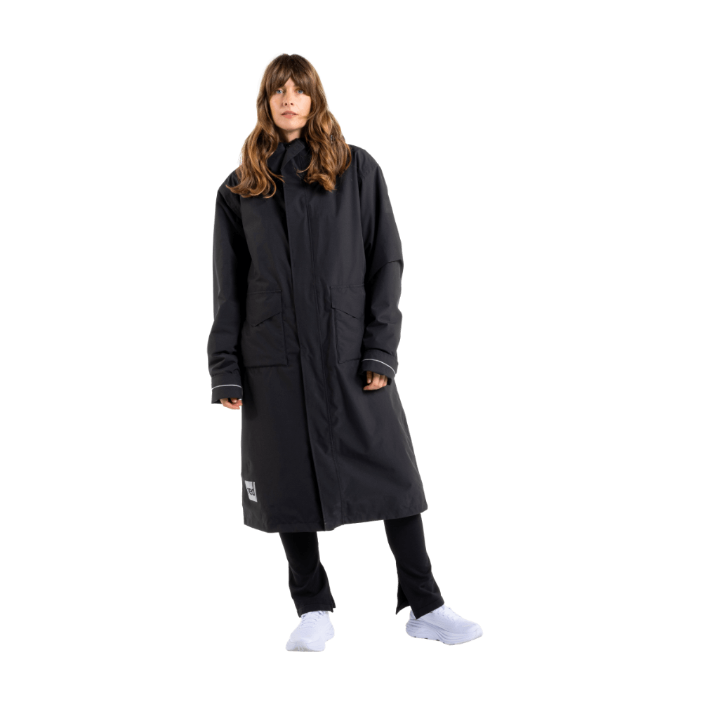 Women's EVO Pro Slimline Waterproof Parka Jacket - Stealth Black