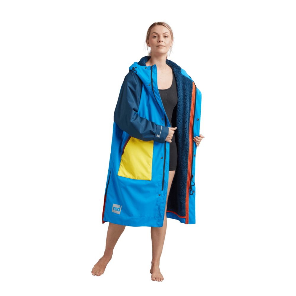 Women's Long Sleeve Recovered Dry Changing Robe Alter Evo - Marine