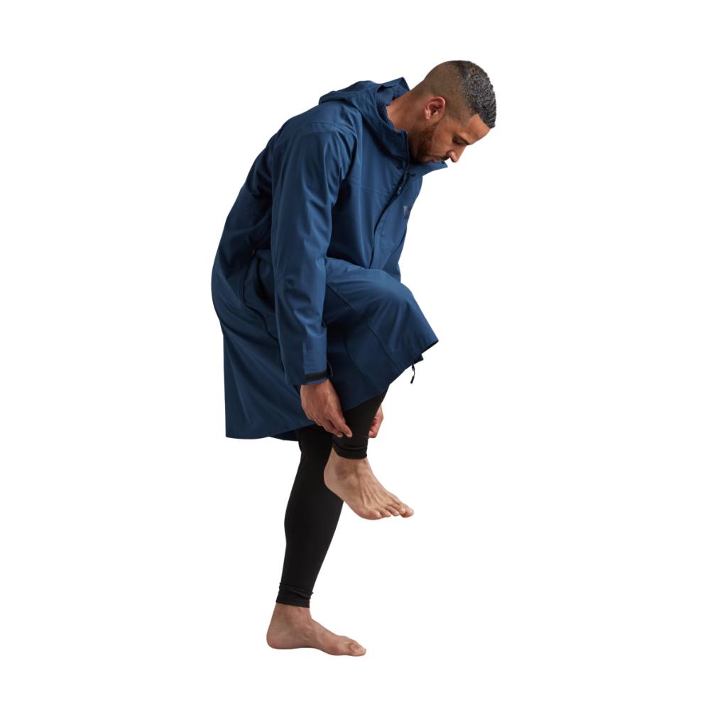 Men's Pursuit Waterproof Lightweight Changing Robe Jacket - Ocean Blue