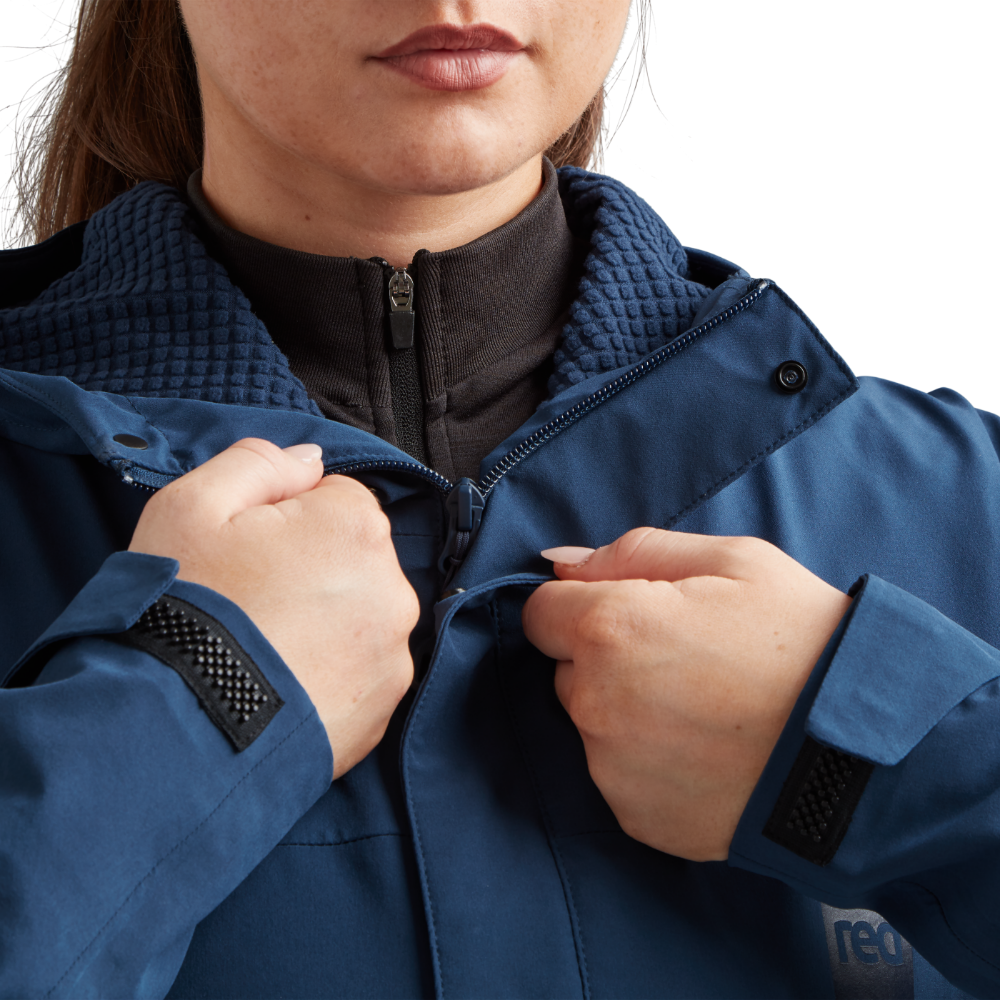 Women's Pursuit Waterproof Lightweight Changing Robe Jacket - Ocean Blue