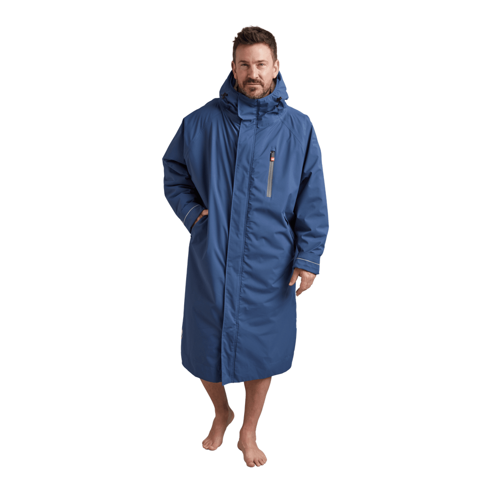 Men's Long Sleeve Dry Waterproof Changing Robe Alter Evo - Admiral Blue