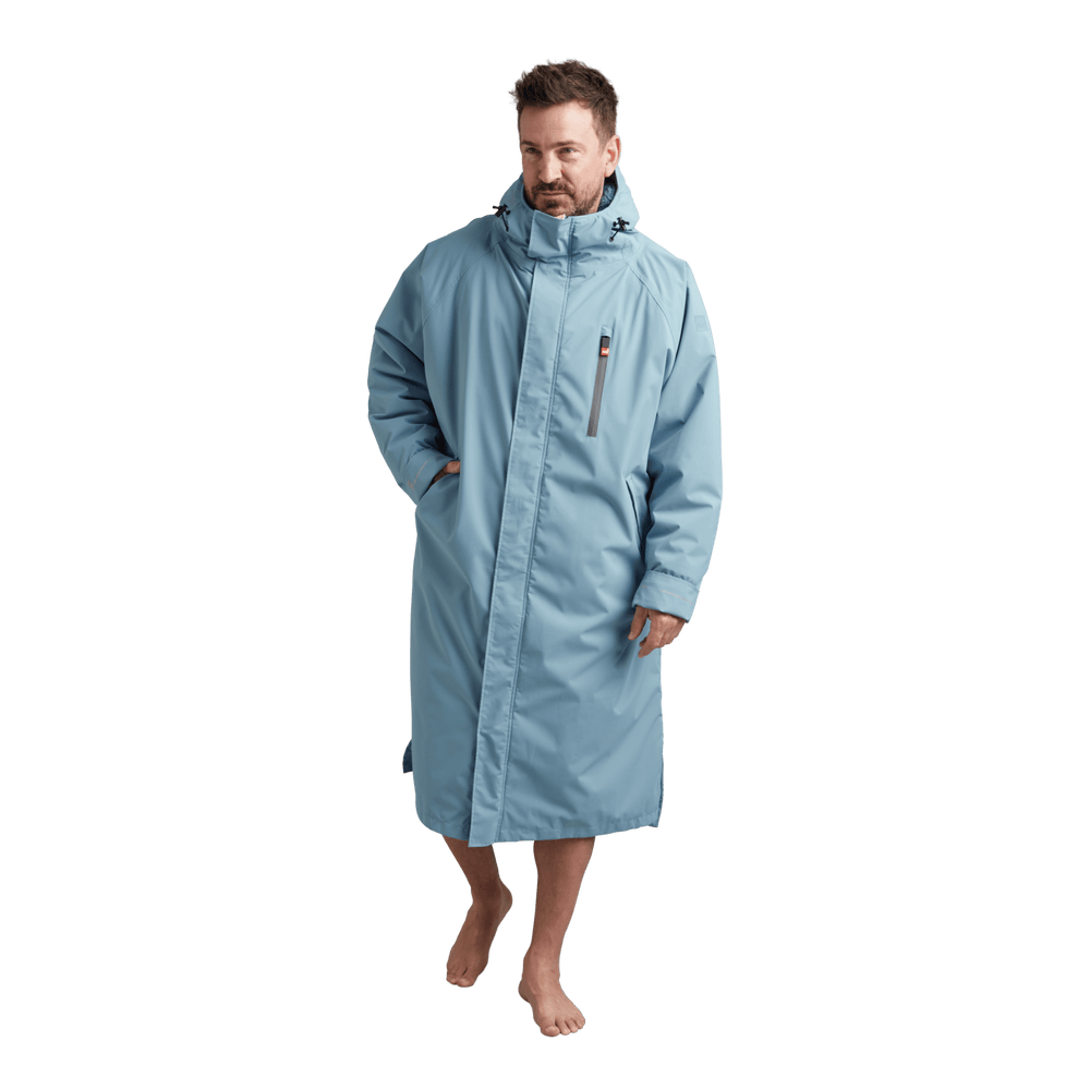 Men's Long Sleeve Dry Waterproof Changing Robe Alter Evo - Alpine Blue