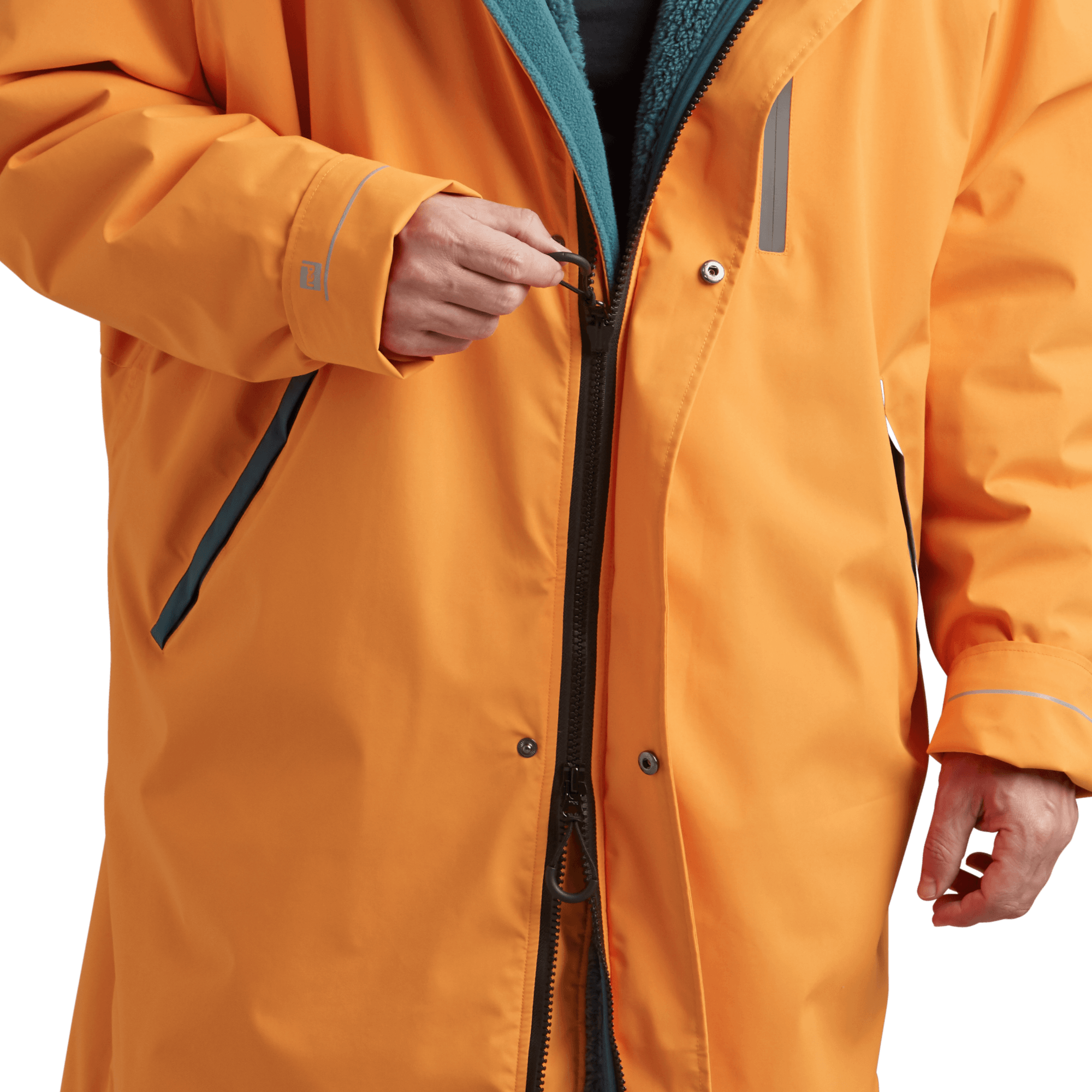 Men's Long Sleeve Waterproof Dry Changing Robe Alter Evo - Bitter Orange