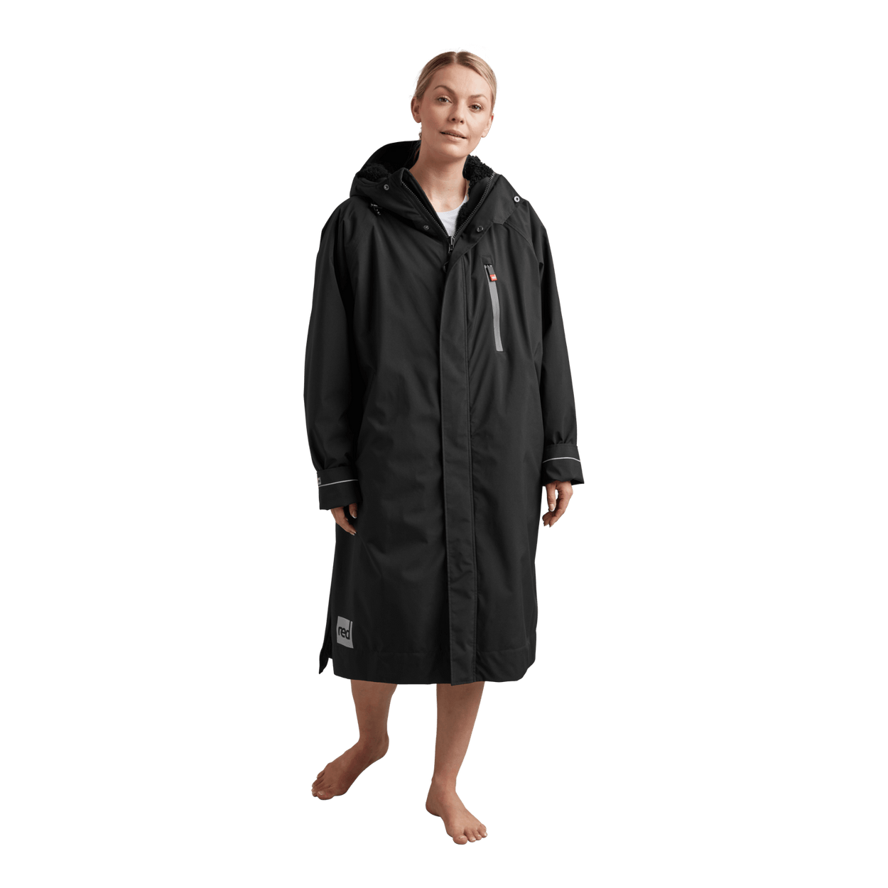 Women's Long Sleeve Dry Waterproof Changing Robe Alter EVO - Stealth Black