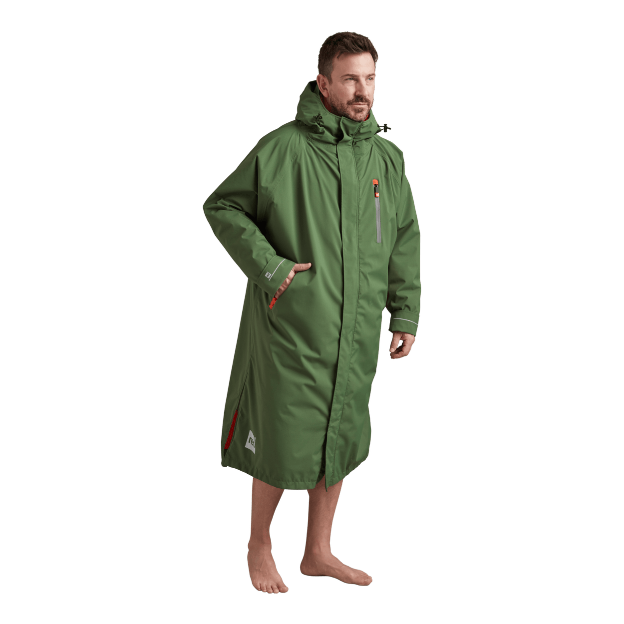 Men's Long Sleeve Dry Waterproof Changing Robe Alter EVO - Forest Green