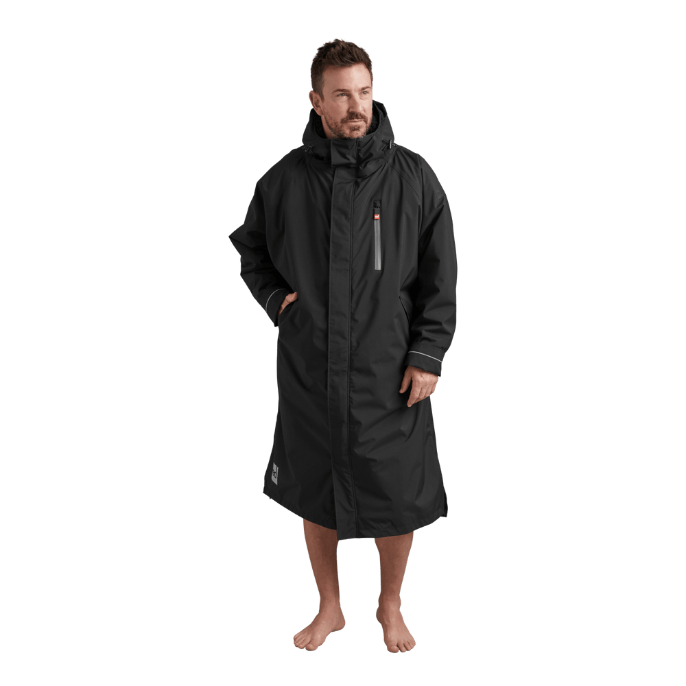 Men's Long Sleeve Dry Waterproof Changing Robe Alter Evo - Stealth Black