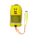 2-in-1 Reversible Swim Tow Float Dry Bag Backpack - Admiral Blue / Neon Yellow