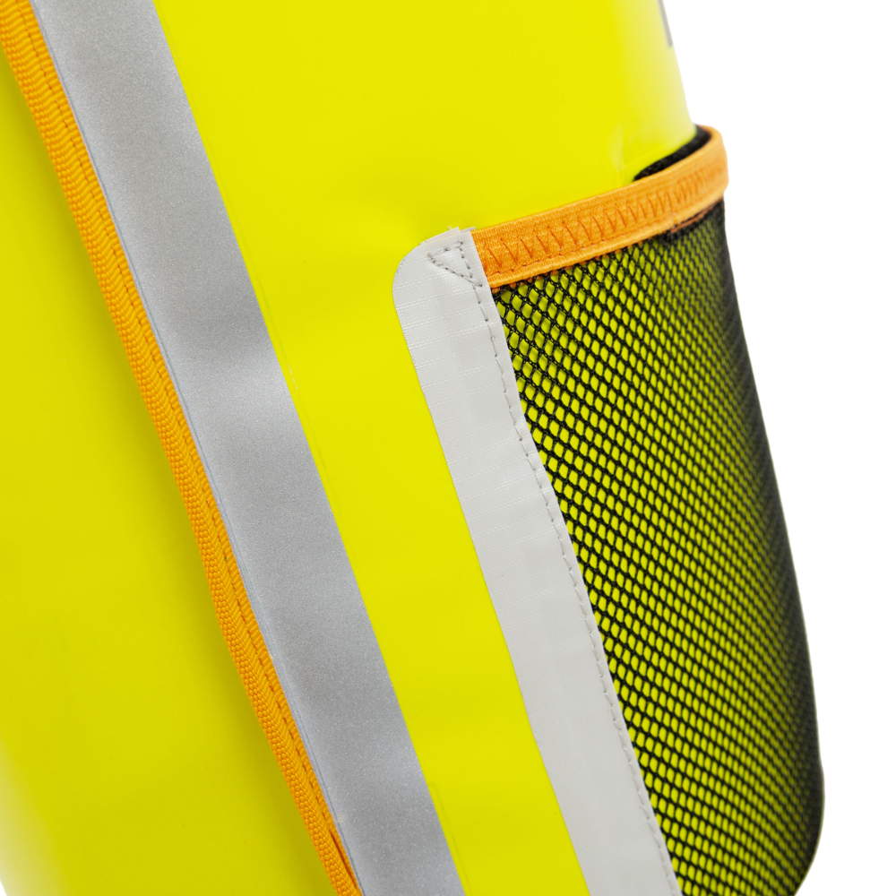 2-in-1 Reversible Swim Tow Float Dry Bag Backpack - Admiral Blue / Neon Yellow