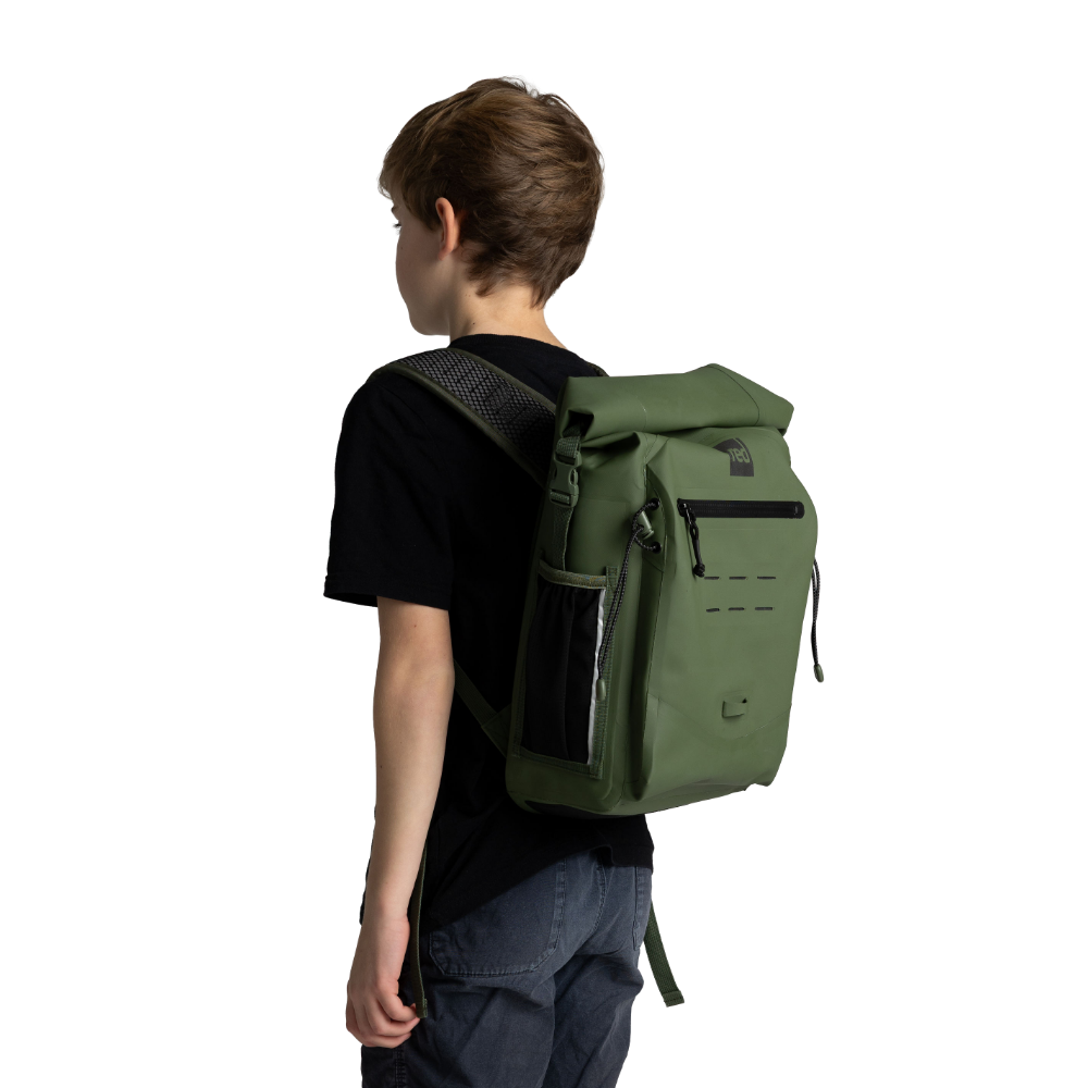 Adventure Waterproof Backpack 12L - Olive Green