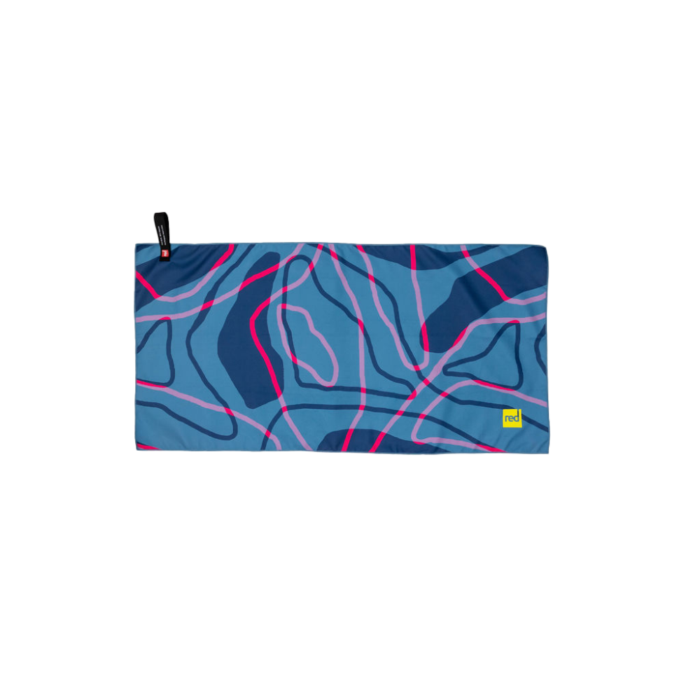 Compact Quick Dry Microfibre Adventure Towel 80 x 40cm - Tidal Textures
