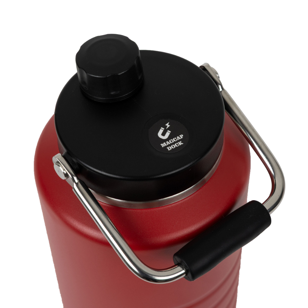 Insulated Stainless Steel Canteen Bottle 2L - Siren Red