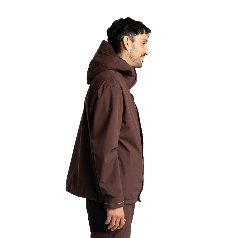 Men's EVO Pro Elements Waterproof Insulated Jacket - Deep Chestnut