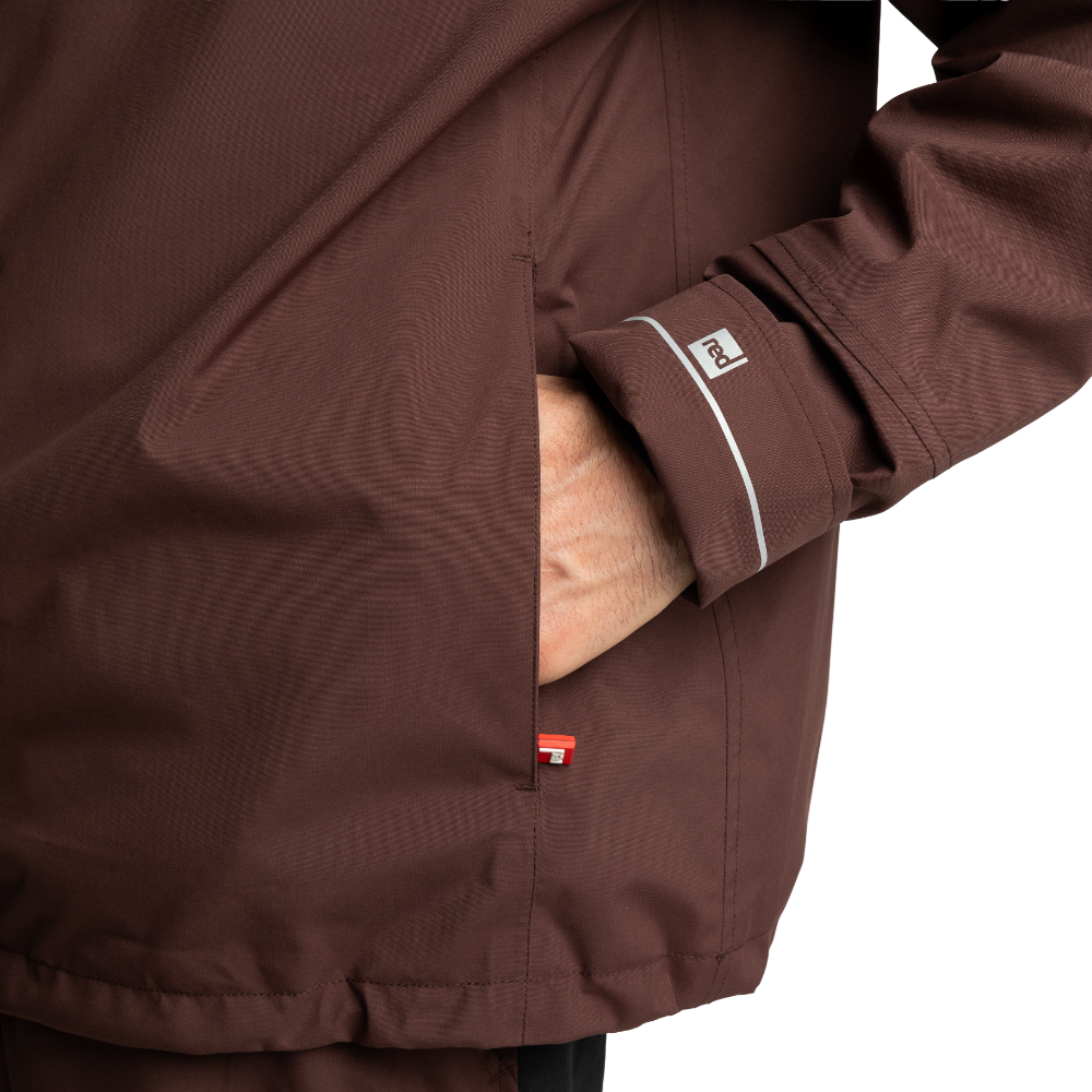 Men's EVO Pro Elements Waterproof Insulated Jacket - Deep Chestnut