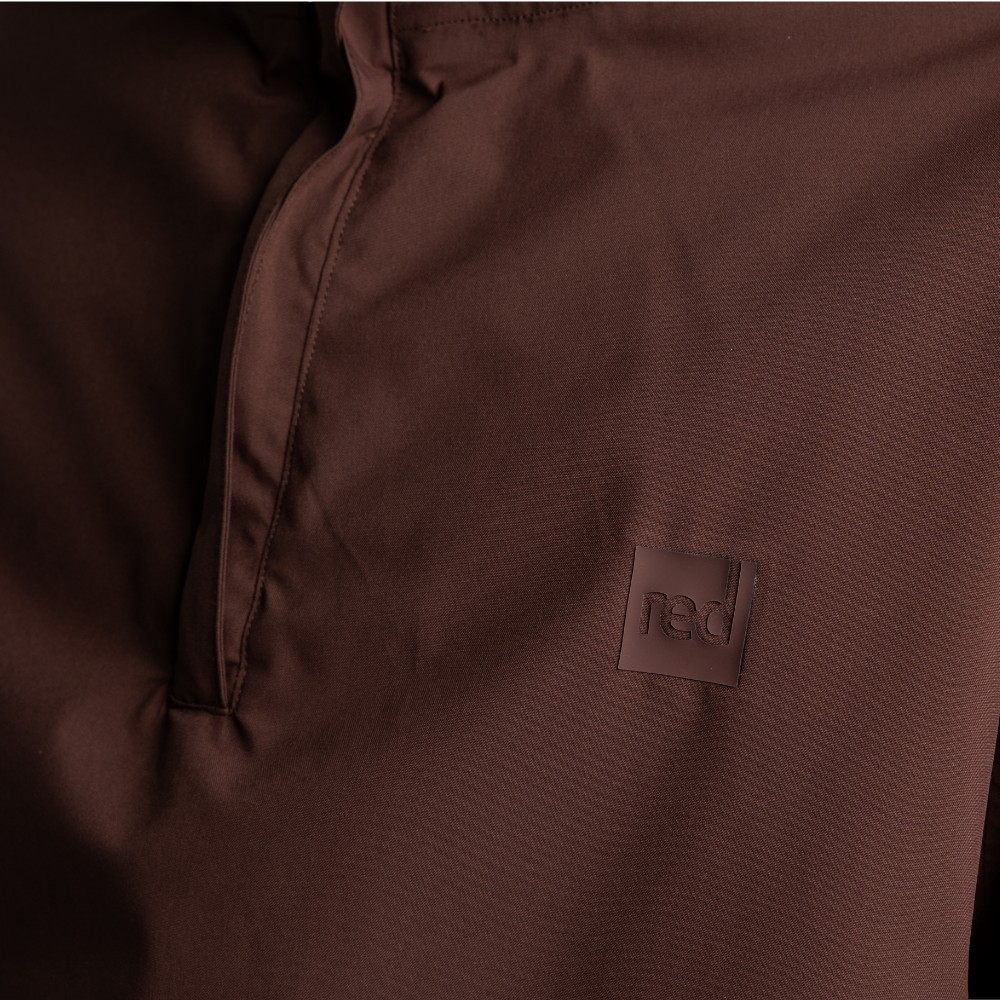 Men's EVO Pro Elements Waterproof Insulated Half Zip Jacket - Deep Chestnut