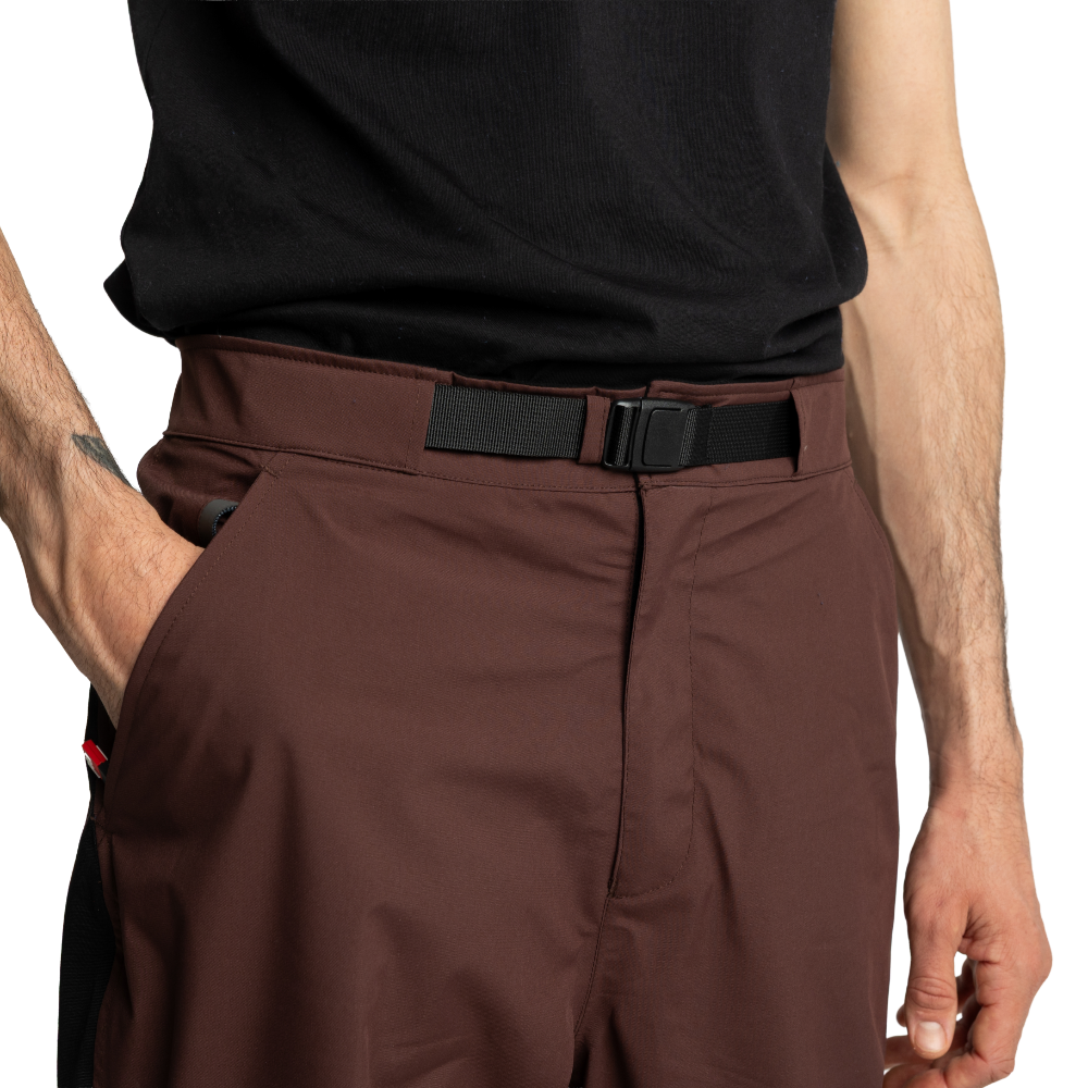 Men's EVO Pro Elements Waterproof Insulated Trousers - Deep Chestnut