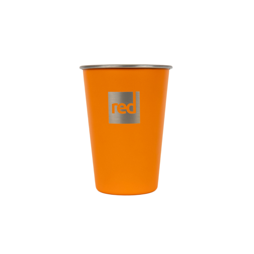 Stackable Stainless Steel Drinking Cups 500ml (2-Pack) – Bitter Orange