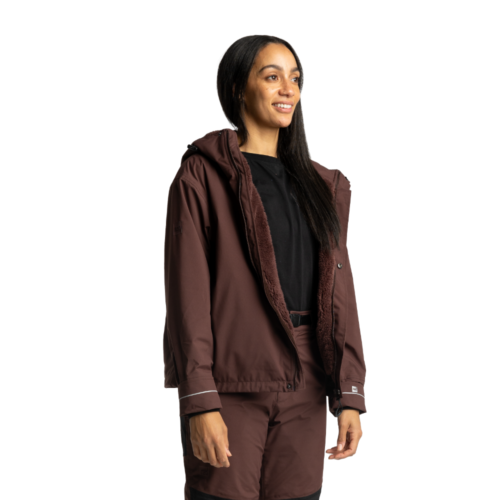 Women's EVO Pro Elements Waterproof Insulated Jacket - Deep Chestnut