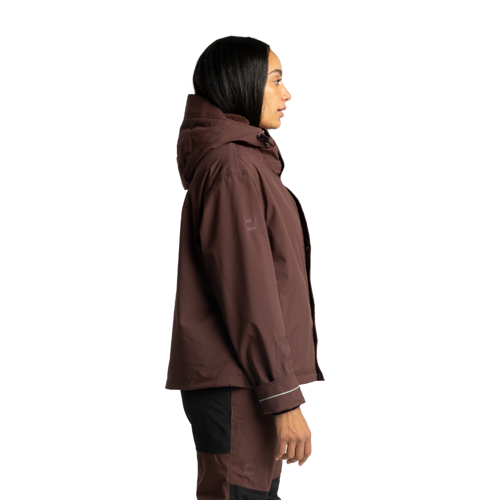 Women's EVO Pro Elements Waterproof Insulated Jacket - Deep Chestnut