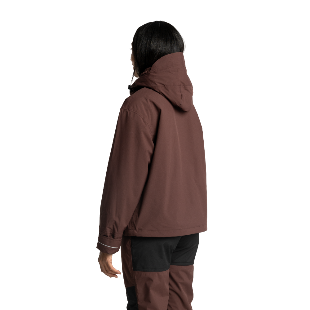 Women's EVO Pro Elements Waterproof Insulated Jacket - Deep Chestnut