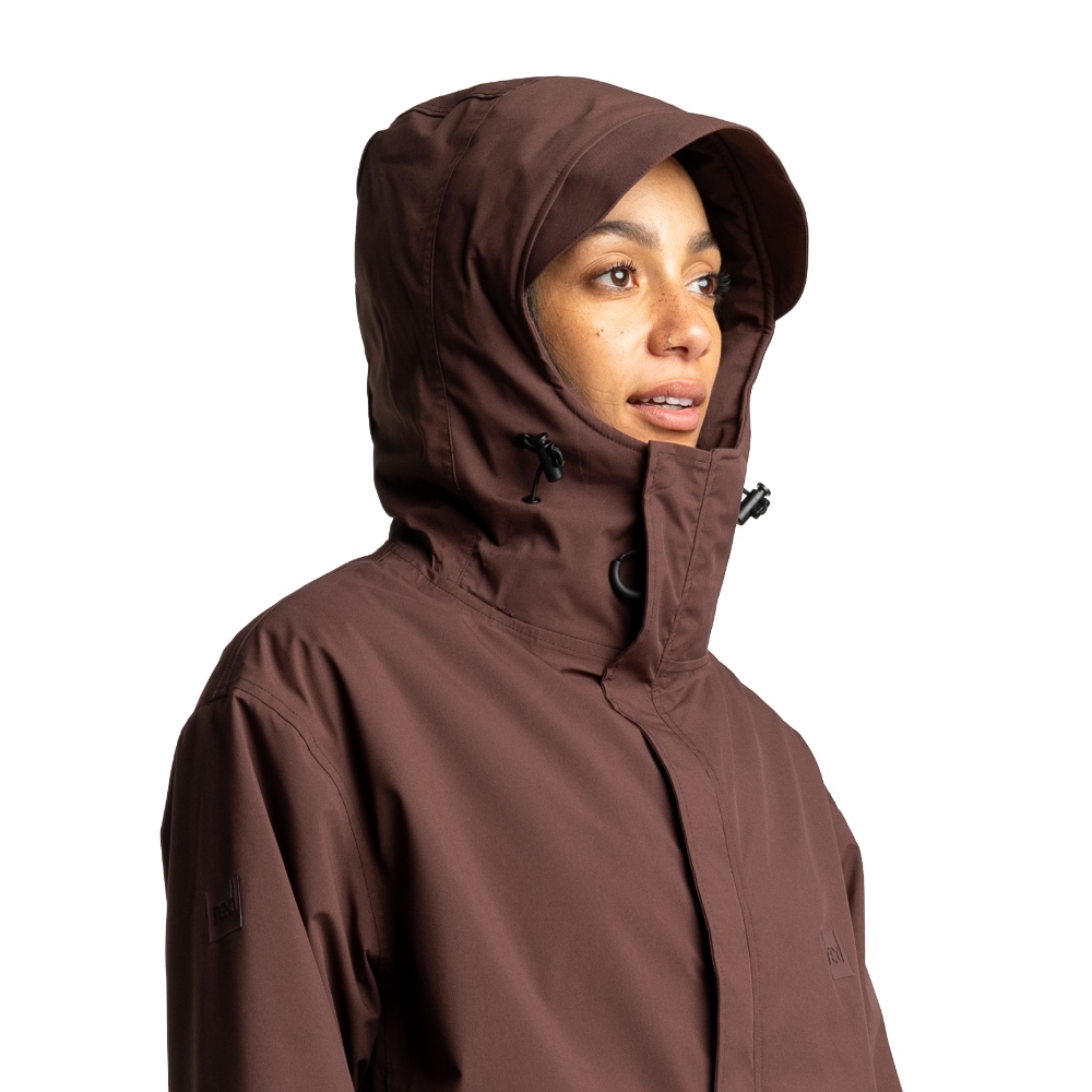 Women's EVO Pro Elements Waterproof Insulated Jacket - Deep Chestnut