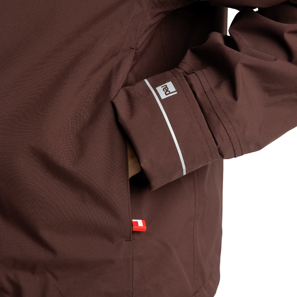 Women's EVO Pro Elements Waterproof Insulated Jacket - Deep Chestnut