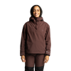 Women's EVO Pro Elements Waterproof Insulated Half Zip Jacket - Deep Chestnut
