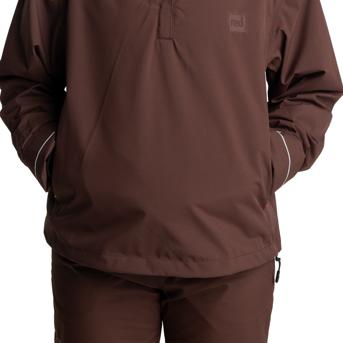 Women's EVO Pro Elements Waterproof Insulated Half Zip Jacket - Deep Chestnut