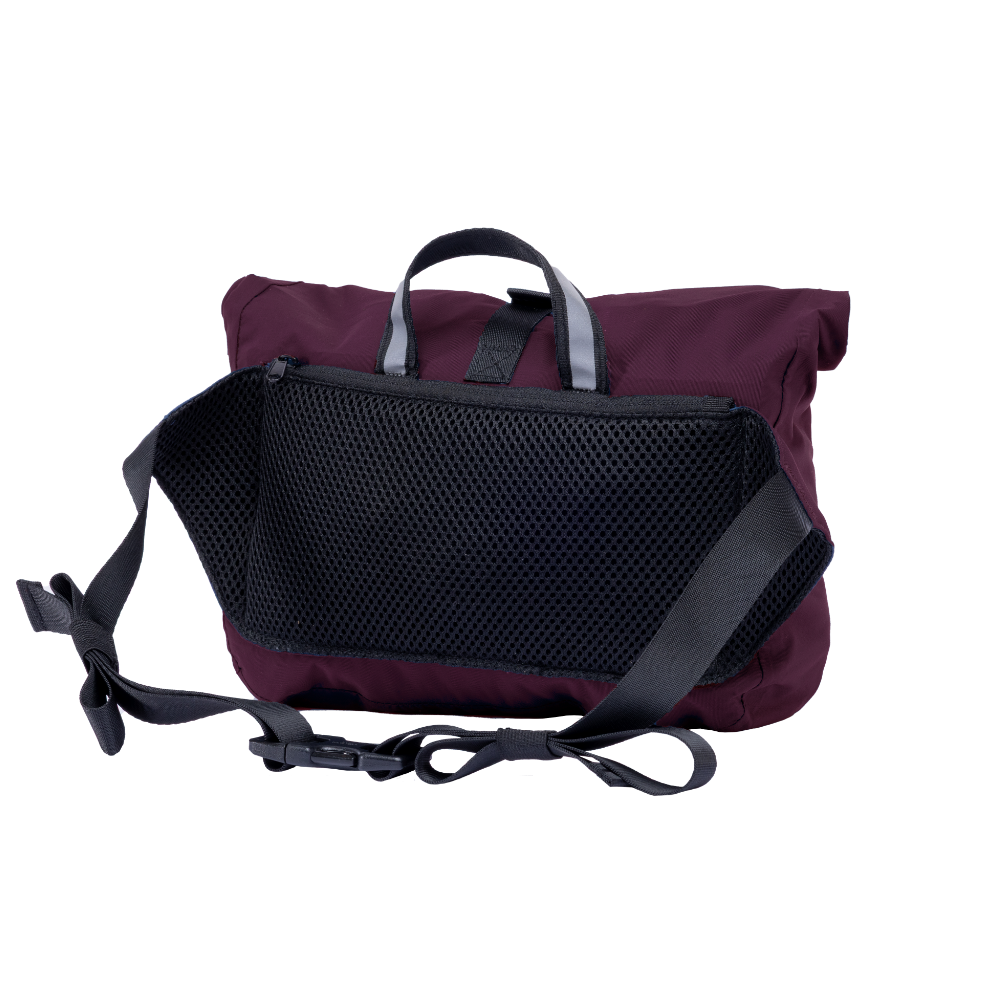 Lightweight Waterproof Crossbody Bag 7L - Rich Burgundy