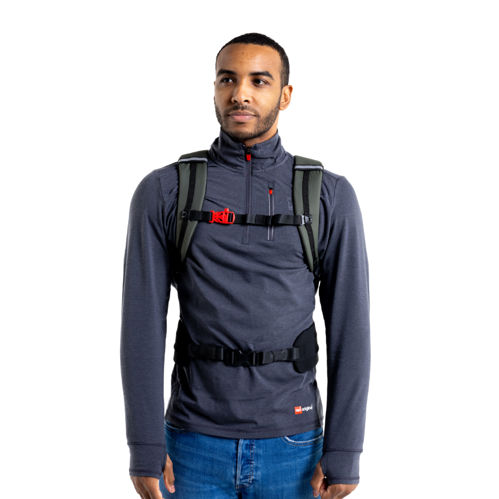 Lightweight Waterproof Backpack 22L - Olive Green