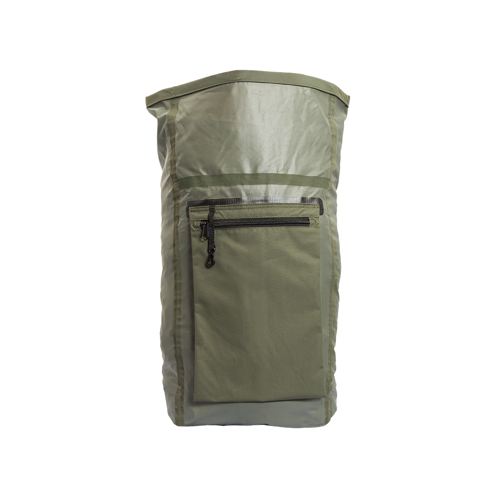 Lightweight Waterproof Backpack 22L - Olive Green