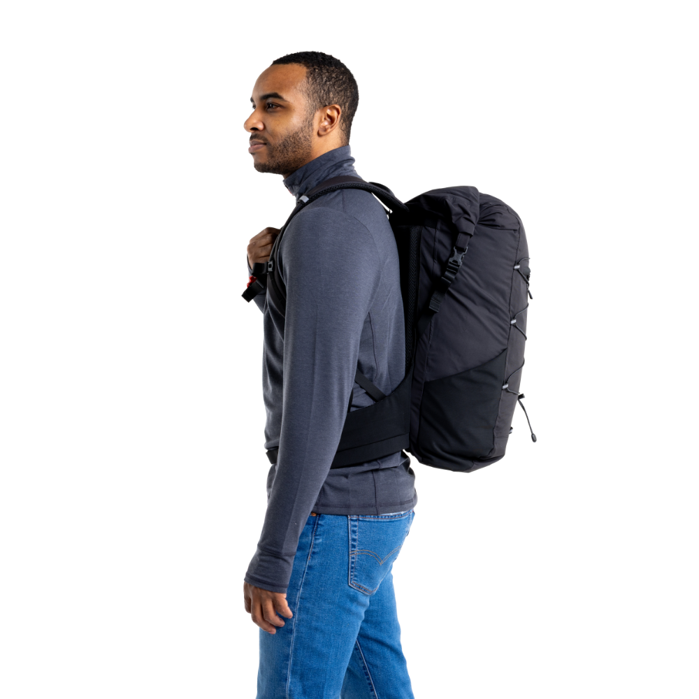Lightweight Waterproof Backpack 35L - Obsidian Black