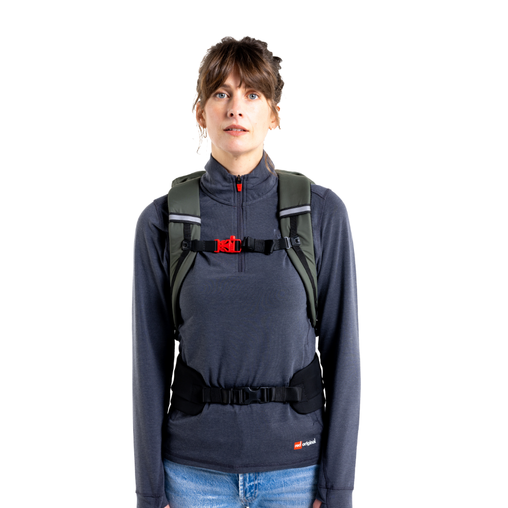 Lightweight Waterproof Backpack 35L - Olive Green