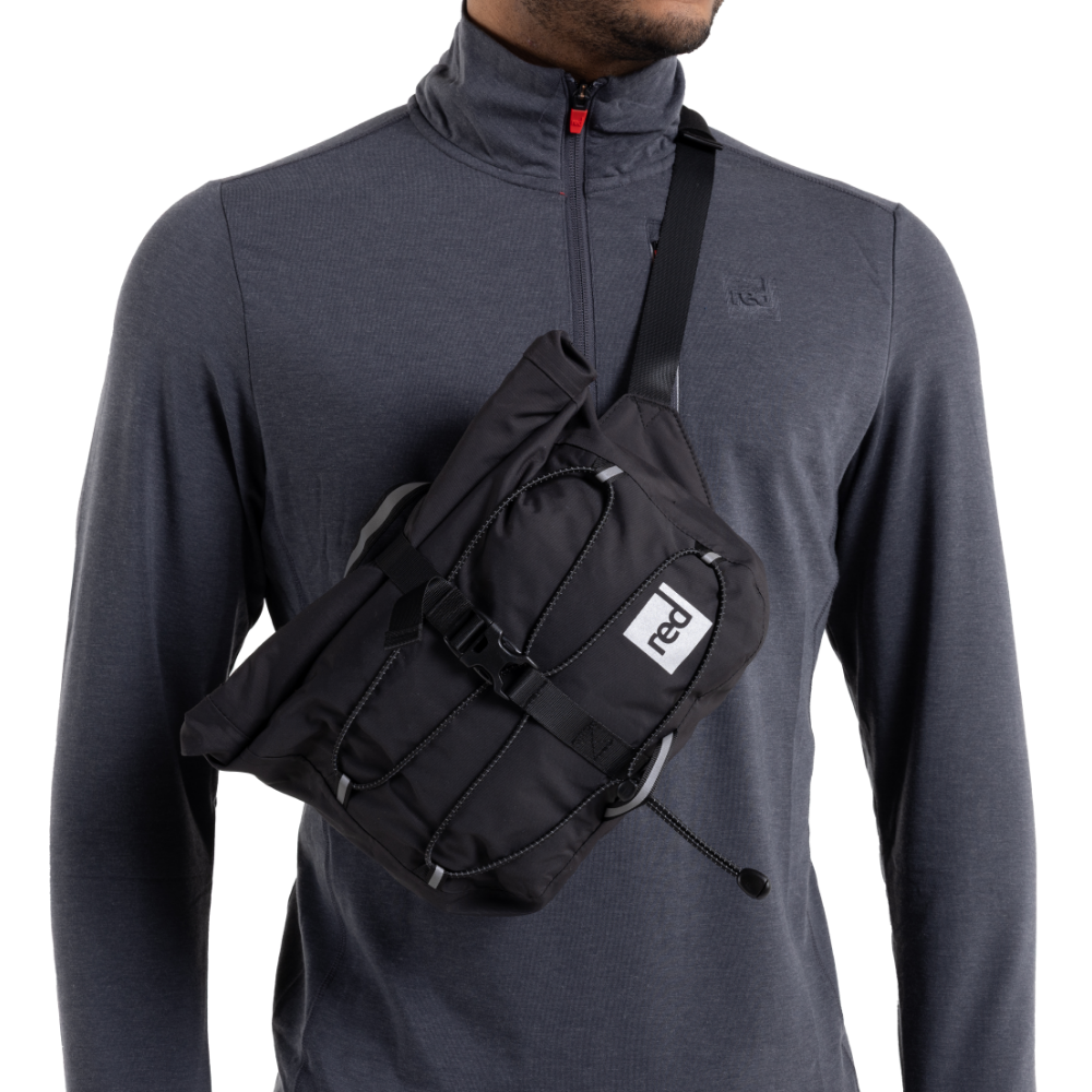 Lightweight Waterproof Crossbody Bag 7L - Obsidian Black