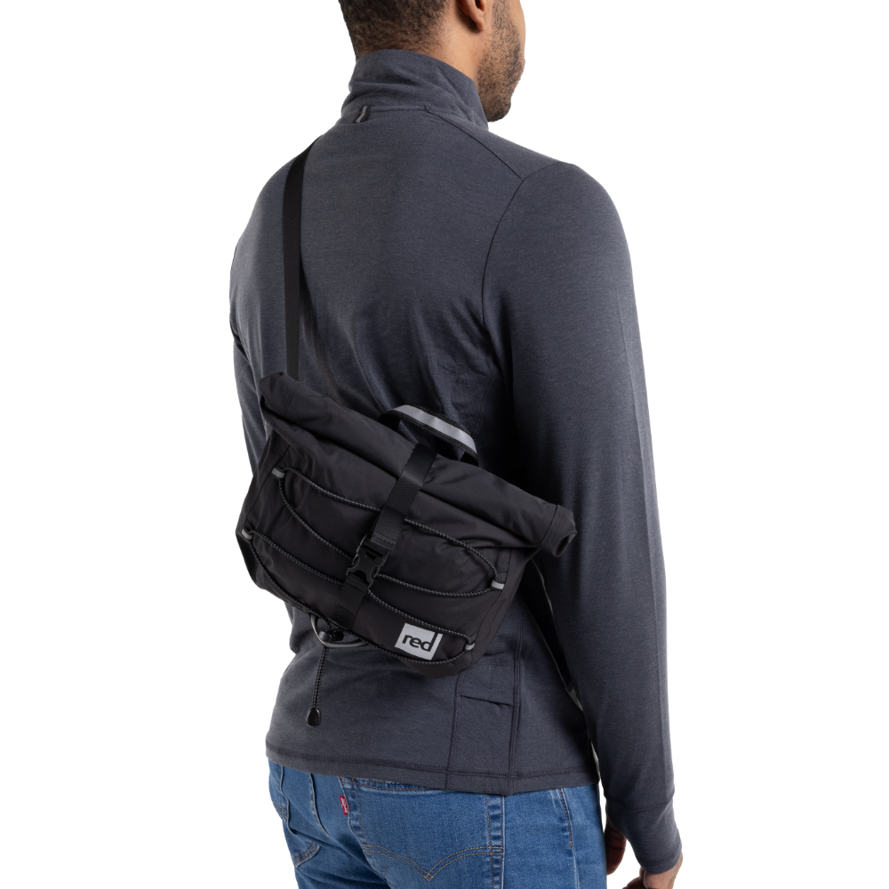 Lightweight Waterproof Crossbody Bag 7L - Obsidian Black