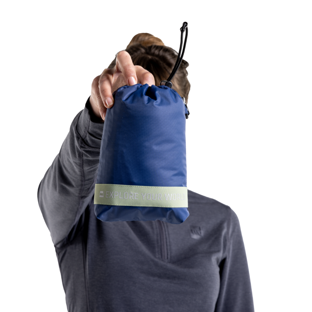 Quilted Lightweight Water-Resistant Adventure Sit Mat - Blue