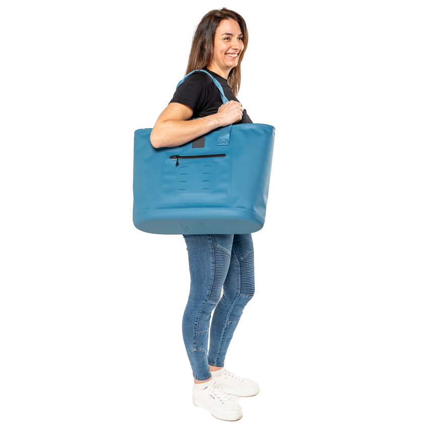 Waterproof Tote Bag 33L - Storm Blue