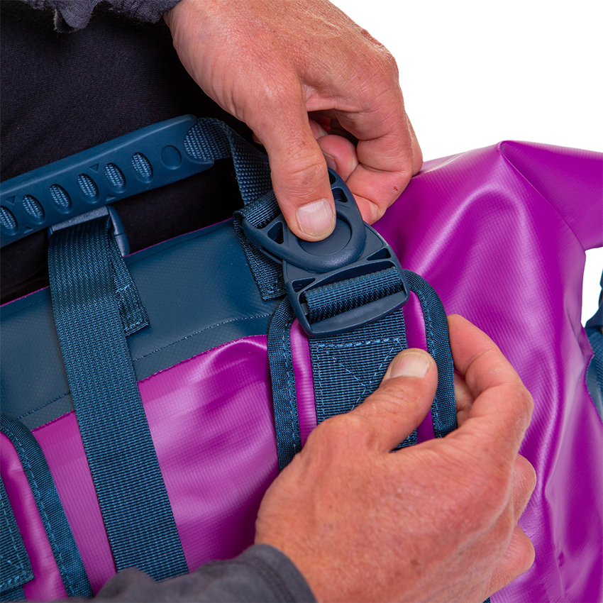 Waterproof Roll Top Dry Bag Backpack - Venture Purple