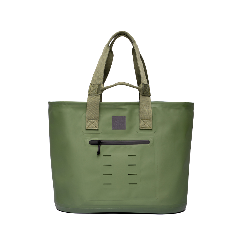 Waterproof Tote Bag 33L Olive Green - Main Image