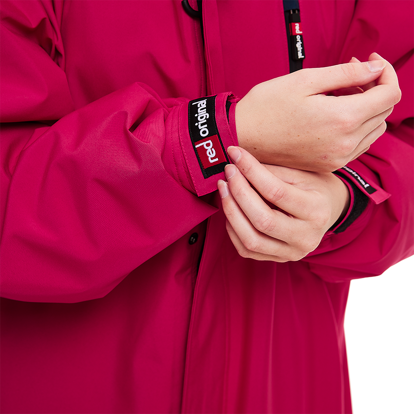 Women's Long Sleeve Pro Change Robe EVO - Fuchsia