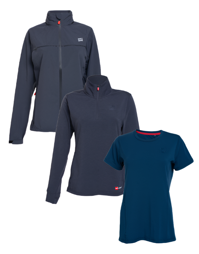 Women's Performance Clothing Bundle - Blue