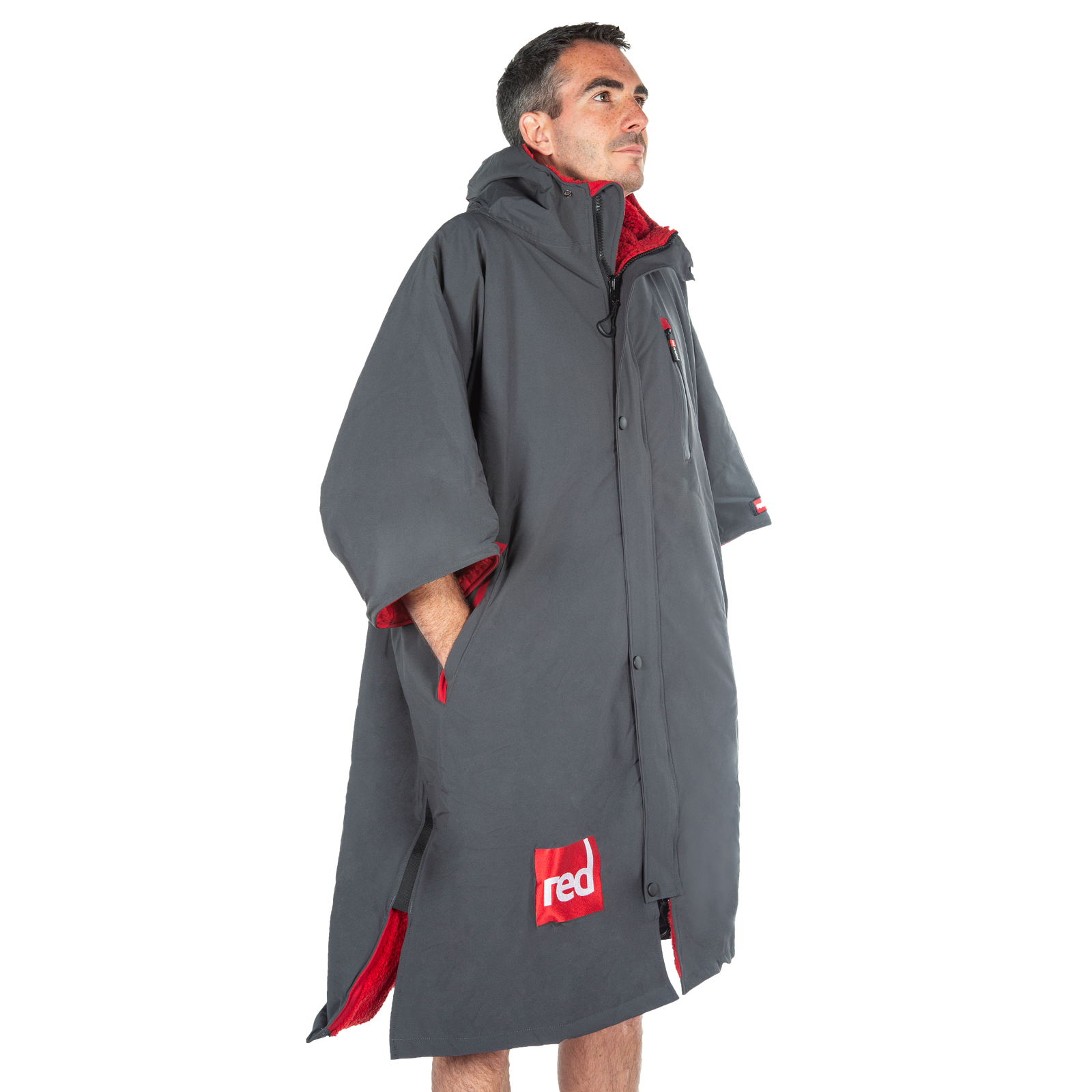 Men's Pro Change Robe - Grey (Mid Sleeve)