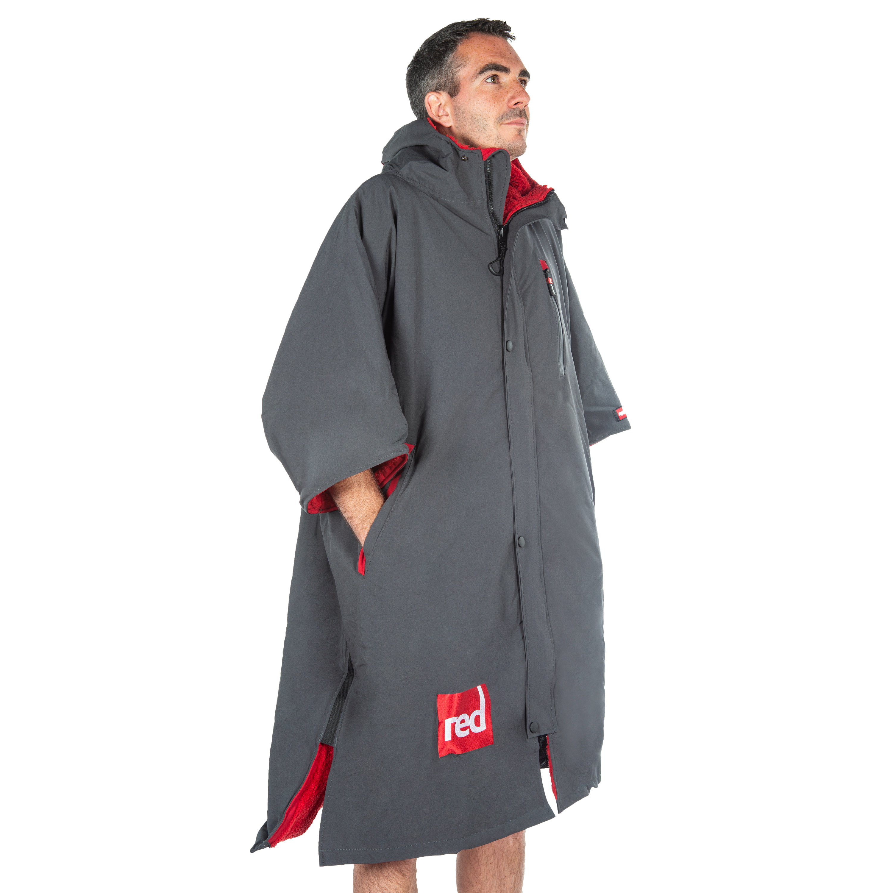 Men's Pro Change Robe - Grey (Mid Sleeve)